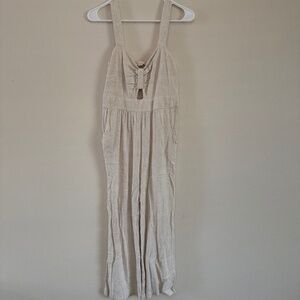 Cream Jumpsuit